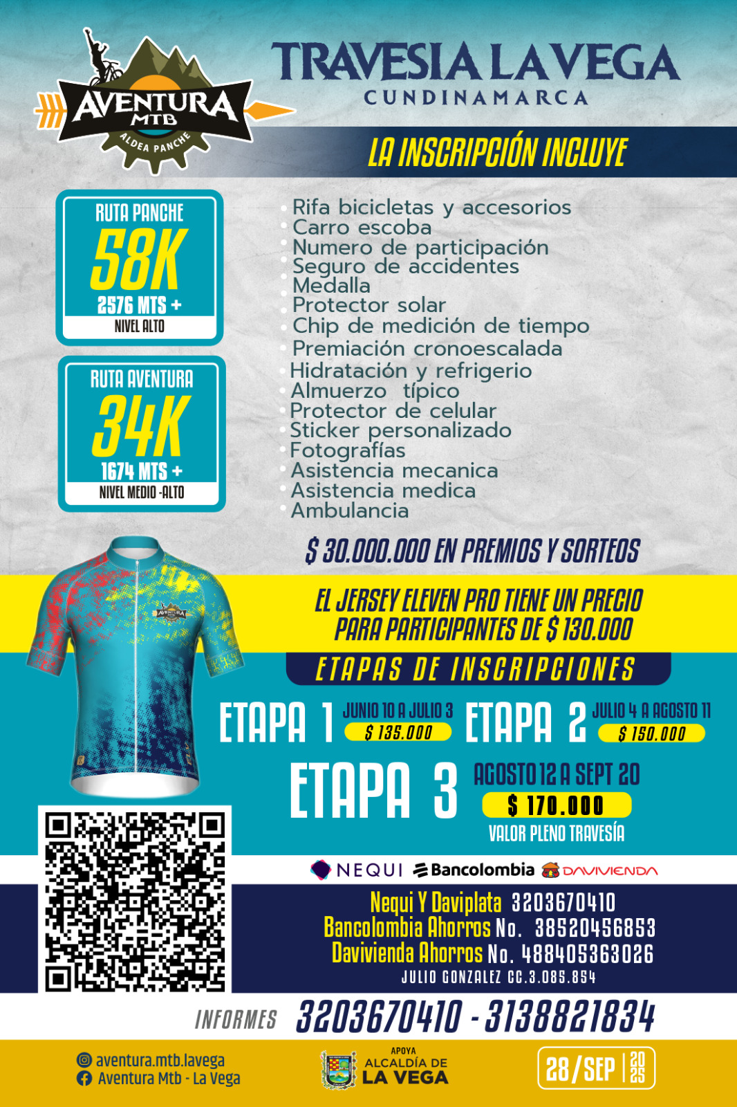 aventura mtb la vega
