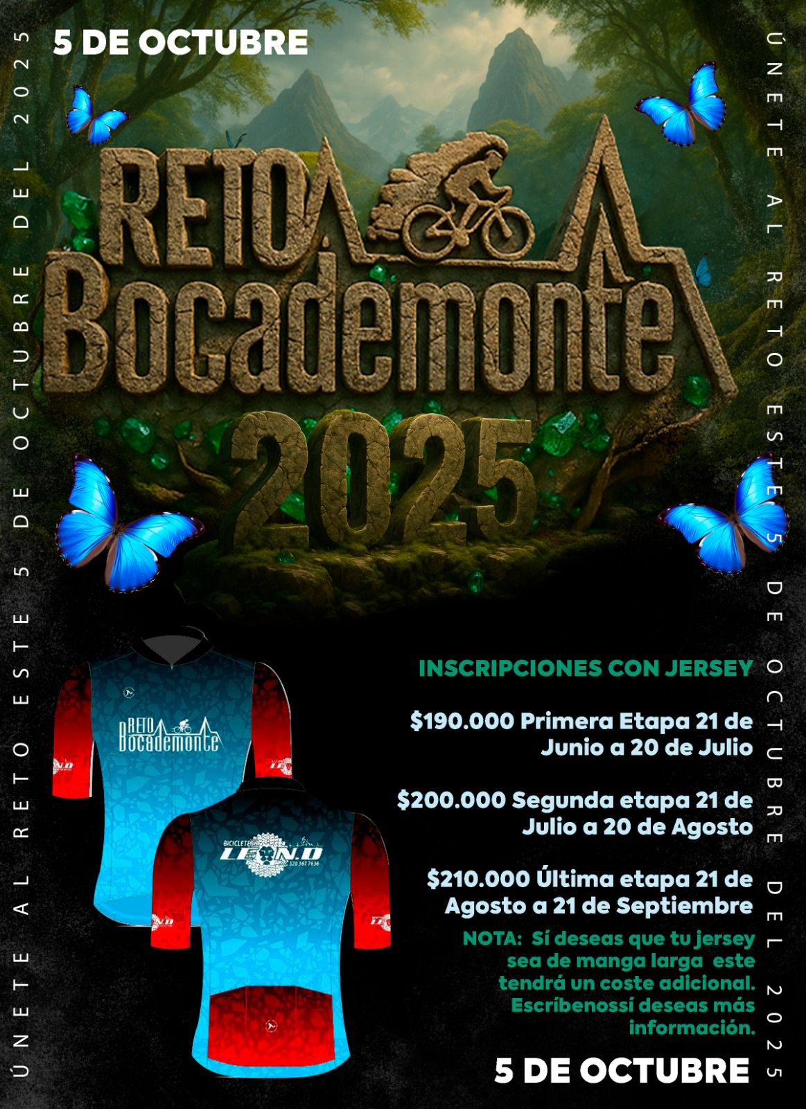 reto bocademonte, mtb en boyaca