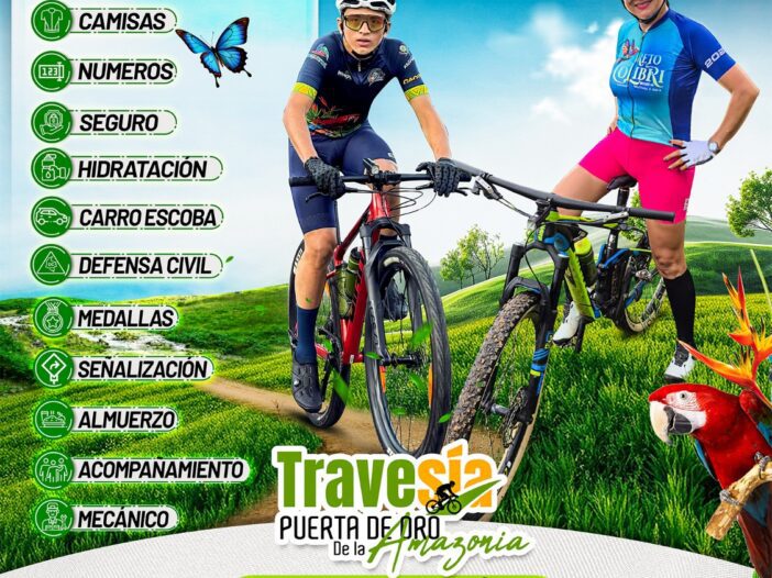 Travesía Puerta de Oro de la Amazonía Caquetá noviembre 2025, Travesía MTB en Caquetá 16 de noviembre de 2025, Inscripción Travesía Puerta de Oro de la Amazonía COP 300.000, Preinscripción Travesía Puerta de Oro Amazonía agosto 2025, 10ª edición Puerta de Oro de la Amazonía experiencia selvática, Kit participante travesía Amazonía camiseta medalla almuerzo, Aventura ciclismo selva Caquetá MTB biodiversidad, Tips preparación travesía Amazonía clima húmedo y barro, Apoyo Defensa Civil travesía Puerta de Oro de la Amazonía, Evento MTB selva colombiana noviembre 2025 Florencia Caquetá, Travesía Puerta de Oro de la Amazonía, MTB Caquetá 2025, Carrera ciclística selva colombiana, Inscripción travesía Amazonía, Aventura ciclismo selvático, Competencia ciclismo MTB, Experiencia Amazonía 10ª edición, Turismo deportivo Caquetá, Evento ciclístico noviembre 2025
