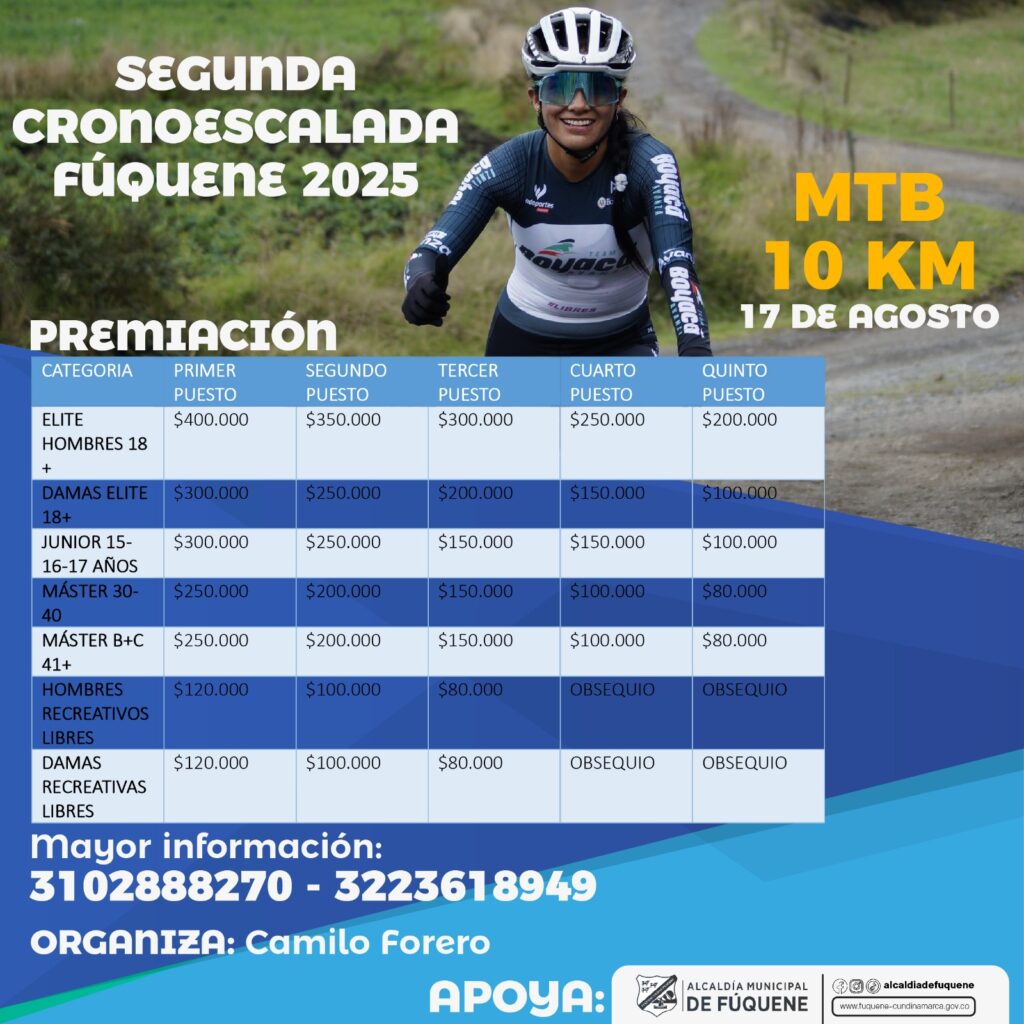 cronoescalada, cronoescalada mtb, cronoescalada que es, que significa cronoescalada, cronoescalada Fúquene 2025, MTB en Cundinamarca