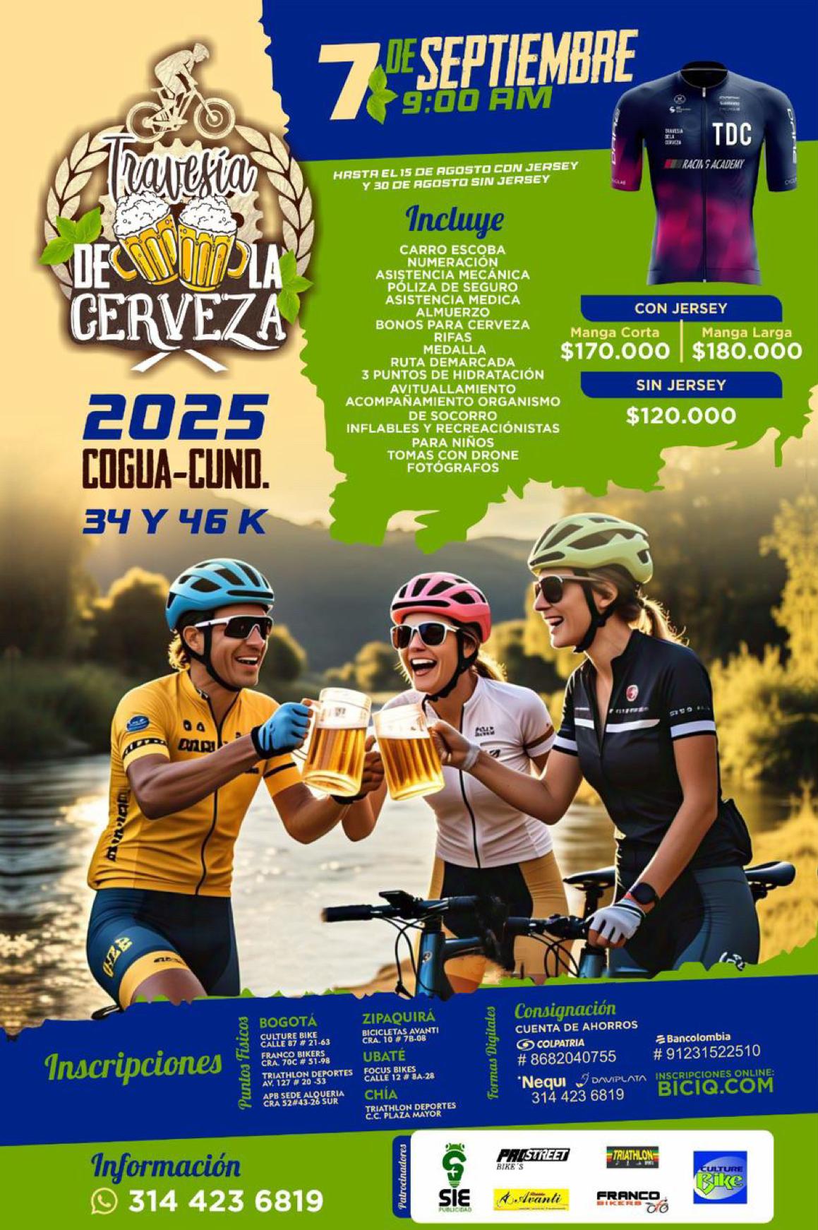 Travesía de la Cerveza 2025, Travesía de la Cerveza MTB, MTB en Cogua, MTB en Cogua Cundinamarca