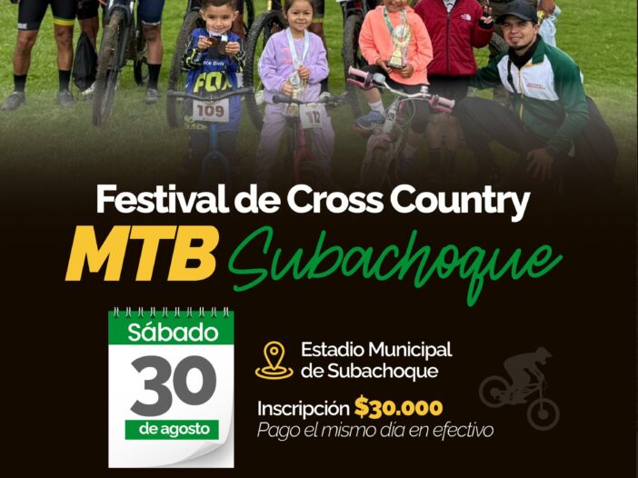 festival cross country MTB Subachoque 2025, categorías cross country Subachoque MTB, ciclistas infantiles MTB Subachoque, premiación festival MTB Subachoque, inscripción festival MTB Subachoque, carrera de bicicletas de montaña Subachoque, cross country MTB Cundinamarca 2025, niños en competencia MTB Subachoque, ciclistas en pista Subachoque MTB, evento deportivo Subachoque MTB, MTB festival Subachoque agosto 2025, carrera MTB Estadio Municipal Subachoque, ciclistas en acción MTB Subachoque, mountain bike Subachoque 2025, competencia MTB Cross Country Subachoque, MTB familiar Subachoque 2025, categorías juveniles MTB Subachoque, ciclismo de montaña Subachoque 2025, MTB competitivo Subachoque, evento ciclismo Subachoque Cundinamarca.
