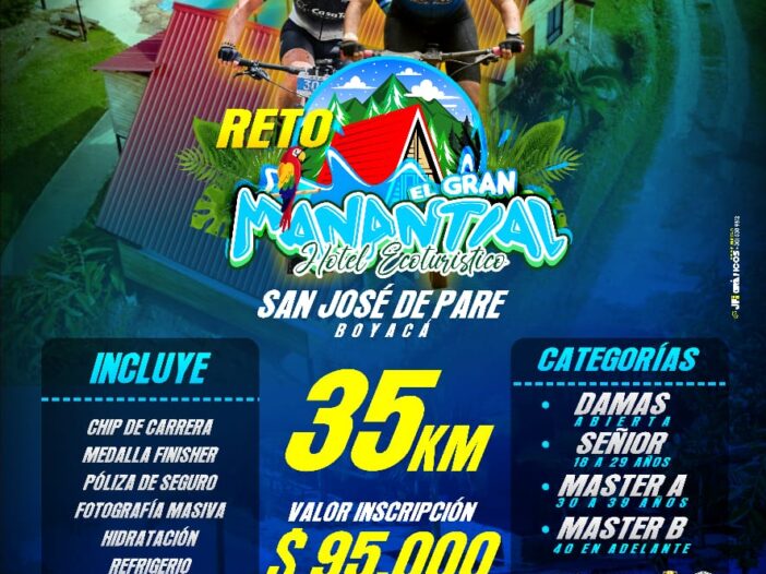 Río Race MTB 2025 San José de Pare, carrera de MTB en Boyacá 2025, competencia de ciclismo de montaña San José de Pare, evento MTB octubre 2025 en Boyacá, Reto El Gran Manantial MTB 2025, inscripción Río Race MTB 2025, carrera de ciclismo en San José de Pare Boyacá, travesía MTB El Gran Manantial Boyacá, evento deportivo de ciclismo en Boyacá, carrera MTB 35 km Boyacá, ciclismo de montaña en San José de Pare, travesía de ciclismo octubre 2025, eventos MTB en Colombia Boyacá, competencia amateur de MTB en Boyacá, retos de ciclismo en Boyacá 2025