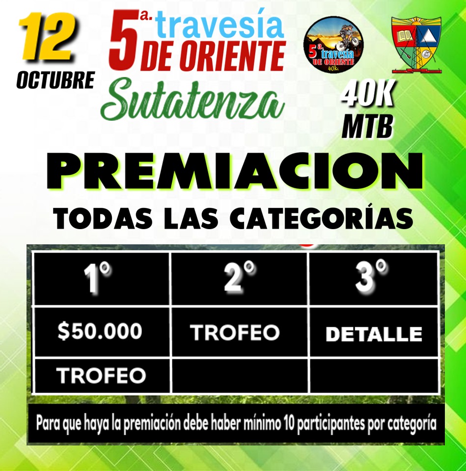 Travesía de Oriente Sutatenza MTB 2025, travesía MTB Sutatenza, MTB Sutatenza octubre 2025, ruta MTB Boyacá, travesía de montaña Sutatenza, inscripción Travesía Oriente Sutatenza, jersey PRO ciclismo Sutatenza, kit de participación MTB Sutatenza, premiación Travesía Oriente 2025, turismo en Sutatenza Boyacá, gastronomía típica Sutatenza, mejores travesías MTB en Colombia, travesía MTB Boyacá 40K, ciclismo de montaña Sutatenza 2025, evento ciclístico en Boyacá, MTB rural Colombia, pedaleando en Sutatenza, ruta ciclismo oriente boyacense, experiencia MTB en Sutatenza, Travesía Oriente Boyacá 2025