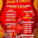 Duatlón Amor y Amistad San Gil 2025, MTB santander, running santander