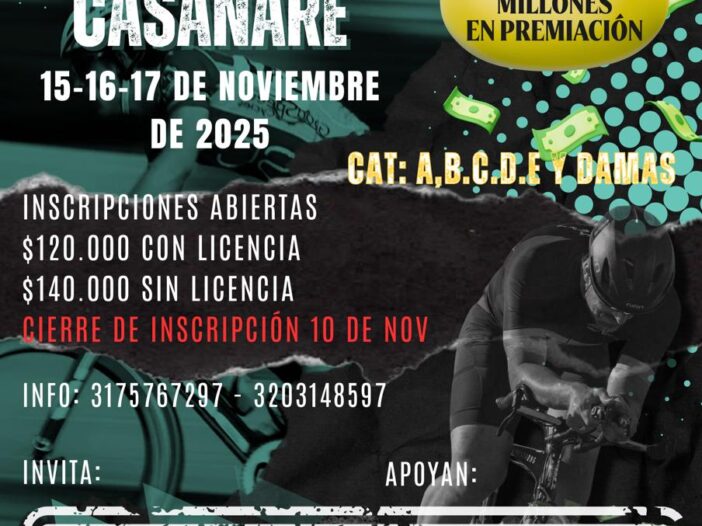 tour ciclístico a casanare 2025, carrera de ciclismo en casanare, competencia ciclística en yopal casanare, rutas de ciclismo en los llanos orientales, cicloturismo en casanare colombia, evento ciclístico en los llanos, carreras de bicicleta en casanare, ciclismo de ruta por el llano colombiano, ciclismo en casanare para aficionados, competencias ciclísticas casanare 2025, tour ciclístico a casanare, ciclismo casanare, ciclismo en los llanos, carreras de ciclismo casanare, ciclismo de ruta en casanare, cicloturismo casanare, eventos ciclísticos en casanare, ciclismo llanero