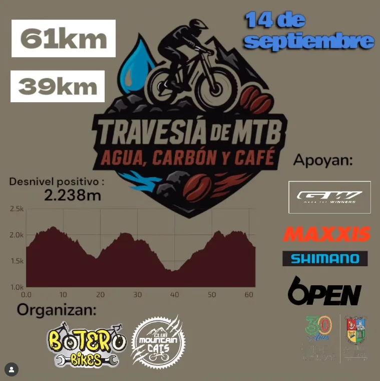 travesía mtb agua carbón y café, travesía mtb caldas antioquia, carreras mtb en antioquia 2025, eventos de ciclismo de montaña en caldas, rutas mtb caldas colombia, inscripciones travesía mtb agua carbón y café, travesías de bicicleta de montaña en antioquia, ciclismo de montaña caldas antioquia, eventos deportivos en caldas antioquia 2025, carreras de mtb colombia septiembre 2025, retos de mtb en antioquia, travesía ciclismo antioquia, travesía mtb agua carbón y café recorrido, travesía de mtb con desnivel 2238m, rutas exigentes de mtb en colombia, travesía mountain bike caldas 2025, competencias mtb en el suroeste antioqueño, travesías largas de bicicleta de montaña, eventos mtb organizados por botero bikes, inscripción online travesía mtb caldas
