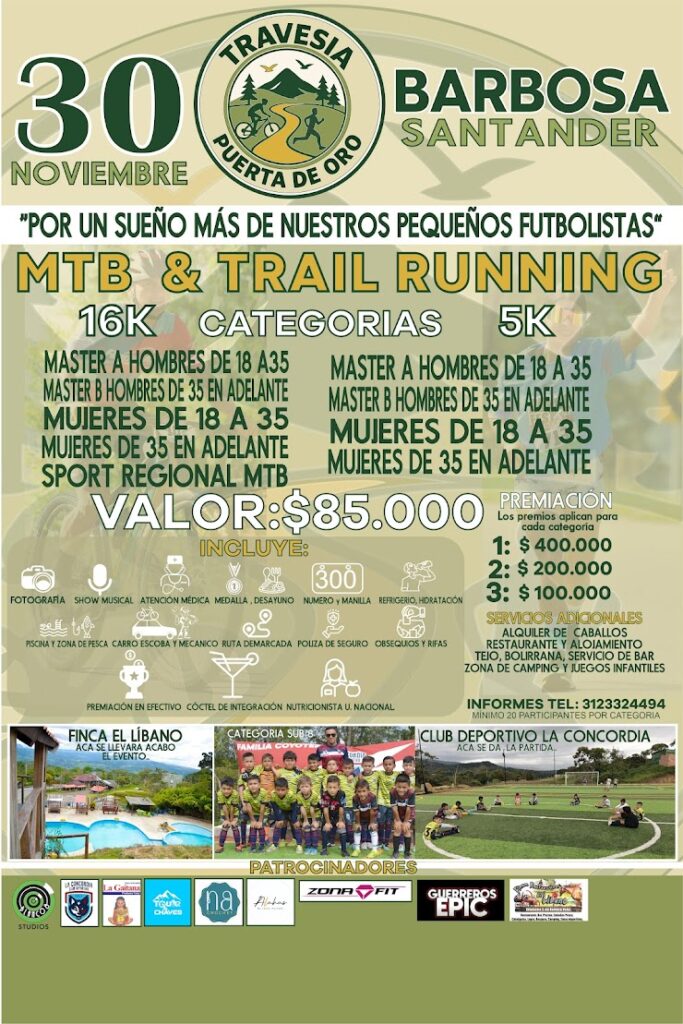 travesía puerta de oro barbosa santander, travesía mtb barbosa santander, carrera de ciclismo de montaña santander, competencia mtb barbosa santander, evento mtb puerta de oro 2025, ruta de ciclismo barbosa santander, travesía ciclomontañismo santander, ciclistas en barbosa santander, travesía mtb y trail running barbosa, ciclomontañismo en santander colombia, travesía deportiva barbosa santander, competencia de bicicletas en santander, travesía mtb finca el líbano barbosa, travesía mtb con premiación barbosa santander, ciclistas aficionados barbosa santander, evento deportivo barbosa santander 2025, ciclismo de montaña en barbosa santander, travesía de ciclomontañismo santander colombia, evento de ciclismo competitivo barbosa, ruta de bicicleta montaña barbosa santander