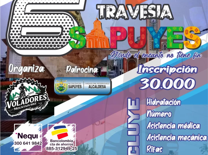 travesía sapuyes mtb 2025, travesía en bicicleta sapuyes, ciclomontañismo en nariño, evento mtb septiembre 2025, travesía en sapuyes nariño, ciclomontañismo en el sur de colombia, carreras de mtb en nariño, retos de mountain bike en sapuyes, cicloturismo en sapuyes, turismo en sapuyes nariño, gastronomía típica de sapuyes, rutas de mtb en nariño, travesía ciclista sapuyes, travesía en bicicleta por nariño, ciclismo de montaña en el sur de colombia, eventos deportivos sapuyes 2025, ciclismo y turismo en nariño, travesía ciclística con rifas y premios, ciclismo extremo sapuyes, travesía ciclismo andino nariño.