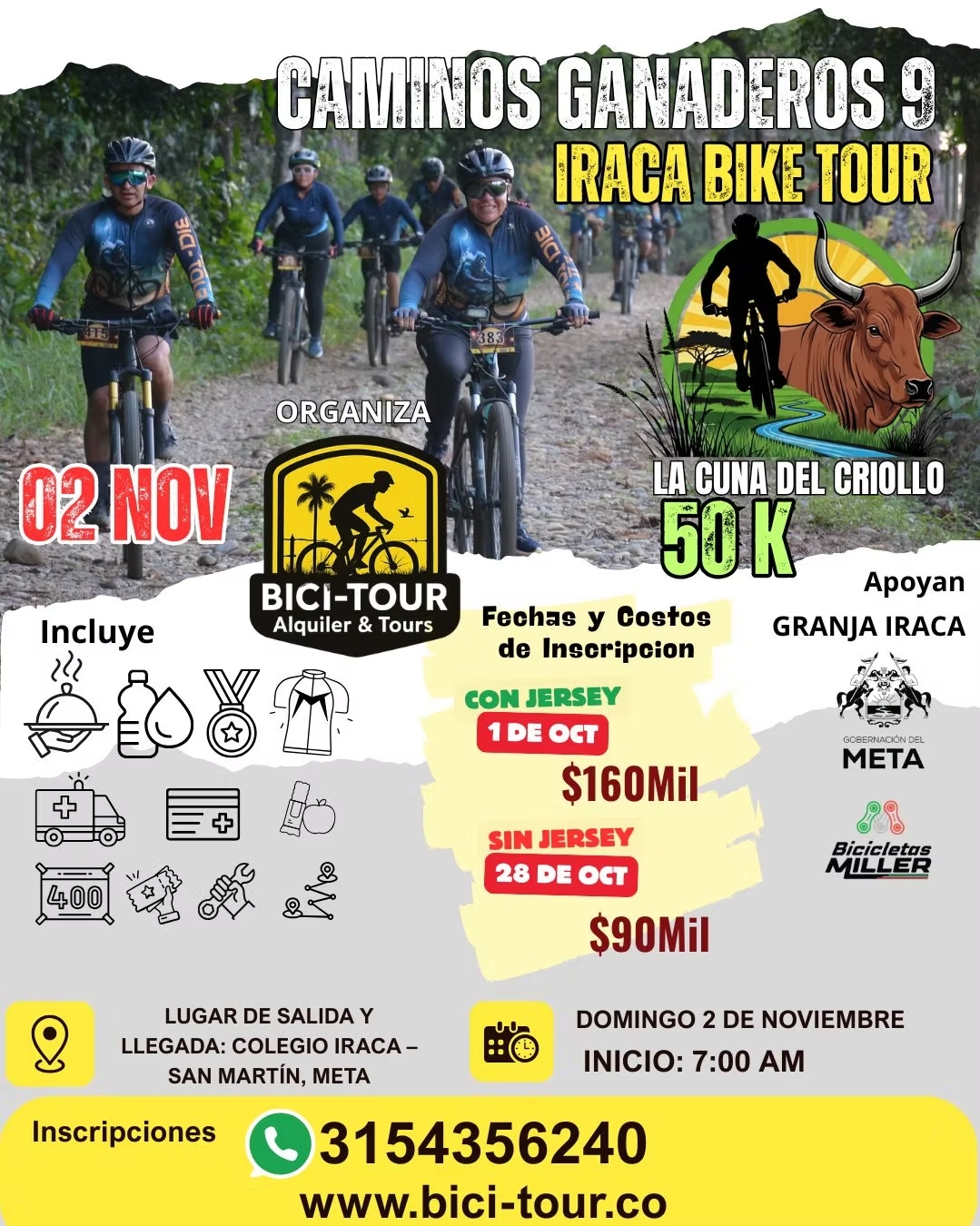 Caminos Ganaderos 9, Iraca Bike Tour, travesía llanera, travesía MTB Llanos, ciclismo de montaña en los Llanos, eventos MTB en Colombia, carreras MTB en Casanare, ciclomontañismo en los Llanos, travesías MTB 2025, ruta criolla MTB, travesía caminos ganaderos 2025, Iraca Bike Tour la cuna del criollo, evento MTB en los Llanos Orientales, ciclismo llanero Colombia, carreras de montaña en Casanare, competencias MTB en los Llanos, rutas de ciclismo llanero, turismo deportivo en Casanare, travesías MTB por caminos ganaderos, aventuras MTB en el llano colombiano, recorrido MTB criollo, travesías en bicicleta por el llano, ciclomontañismo Casanare 2025, rutas MTB Yopal, desafíos MTB Colombia 2025, experiencias MTB Llanos, pedalear en los Llanos colombianos, rutas de bicicleta de montaña Casanare, MTB Iraca 2025, ciclismo de aventura Llanos Orientales