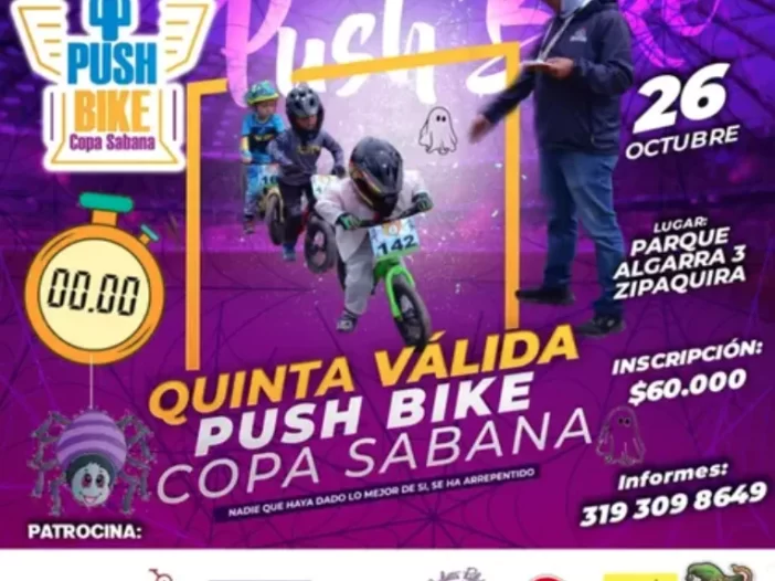 push bike copa sabana 2025, competencia push bike zipaquira, eventos infantiles de ciclismo en colombia, push bike para niños, carreras de equilibrio para niños, ciclismo infantil en zipaquira, competencias de bicicletas sin pedales, eventos de ciclismo infantil 2025, mini bikers zipaquira, ciclismo para niños colombia, copa sabana 2025, eventos deportivos familiares zipaquira, carreras para niños en bicicleta, push bike colombia, competencias para pequeños ciclistas, ciclismo formativo en colombia, actividades deportivas para niños, eventos deportivos en cundinamarca, ciclismo para principiantes infantiles, competencias push bike sabana, cultura ciclista infantil, eventos recreativos para niños ciclistas, copa sabana mini bikers, ciclismo infantil zona sabana, bicicletas de equilibrio para niños colombia, eventos para niños en octubre, iniciación al ciclismo infantil, carreras para niños ciclistas, ciclismo recreativo en zipaquira, copa sabana ciclismo, deporte para niños colombia, eventos familiares en zipaquira, ciclismo para niños sin pedales, push bike carrera 2025, mini bikers colombia, eventos deportivos para toda la familia, competencias en bicicleta para niños, ciclismo para niños pequeños, escuelas de ciclismo infantil colombia, push bike zona sabana, eventos para ciclistas junior colombia