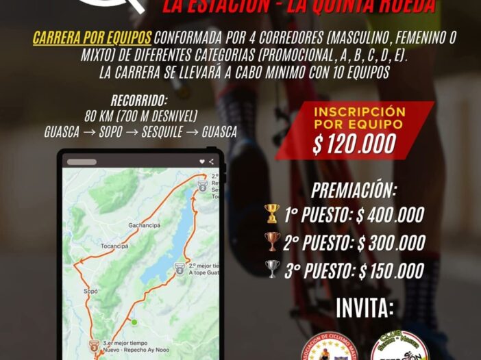 válida de ciclismo la estación la quinta rueda 2025, válida de ciclismo en guasca, carrera de ciclismo por equipos cundinamarca, competencia ciclismo guasca sopo sesquilé, ciclismo competitivo en cundinamarca, carrera ciclismo ruta guasca, ciclismo amateur en guasca, eventos ciclismo ruta colombia 2025, carreras ciclismo por equipos colombia, inscripción válida de ciclismo la quinta rueda, ciclismo recreativo guasca sopo, ciclistas amateur en cundinamarca, rutas de ciclismo en guasca sopo sesquilé, competencias ciclismo en colombia 2025, premios ciclismo por equipos colombia, carrera de ciclismo con premiación en efectivo, calendario ciclismo cundinamarca 2025, ciclismo ruta para equipos colombia, eventos deportivos en guasca cundinamarca, ciclismo competitivo guasca 2025