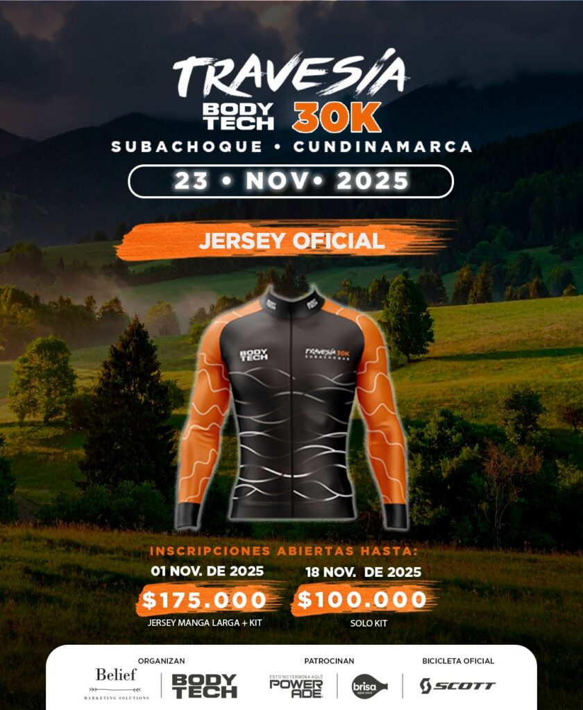 travesía bodytech 30k 2025, travesía bodytech subachoque 2025, carrera mtb subachoque, travesías mtb en cundinamarca, eventos mtb en subachoque, ciclismo de montaña en cundinamarca, travesía mtb bodytech, carrera de bicicleta de montaña en subachoque, travesía mtb colombia 2025, eventos de ciclismo bodytech, inscripción travesía bodytech 30k, jersey oficial bodytech 2025, rutas mtb subachoque, carreras de mtb en colombia, travesías deportivas cundinamarca, eventos de ciclismo 2025, competencias mtb 2025 colombia, travesías en bici 2025, travesía mtb noviembre 2025, carreras de mtb en noviembre, travesía mtb 30k, evento mtb bodytech, travesía ciclismo 30 kilómetros, ciclismo recreativo cundinamarca, retos mtb subachoque, carreras amateur mtb colombia, ciclomontañismo subachoque, rutas de ciclismo bodytech, travesía mtb con jersey oficial, travesía mtb con patrocinadores, ciclistas recreativos en cundinamarca, ciclismo en las montañas de subachoque, evento de bicicleta bodytech 2025, inscripción travesía mtb colombia, travesías organizadas por bodytech, rutas exigentes mtb colombia, ciclomontañismo cundinamarca 2025, competencia mtb cuerpo y mente, travesía mtb por la salud bodytech, carrera mtb powerade brisa scott, ciclismo de montaña noviembre 2025, eventos deportivos subachoque 2025