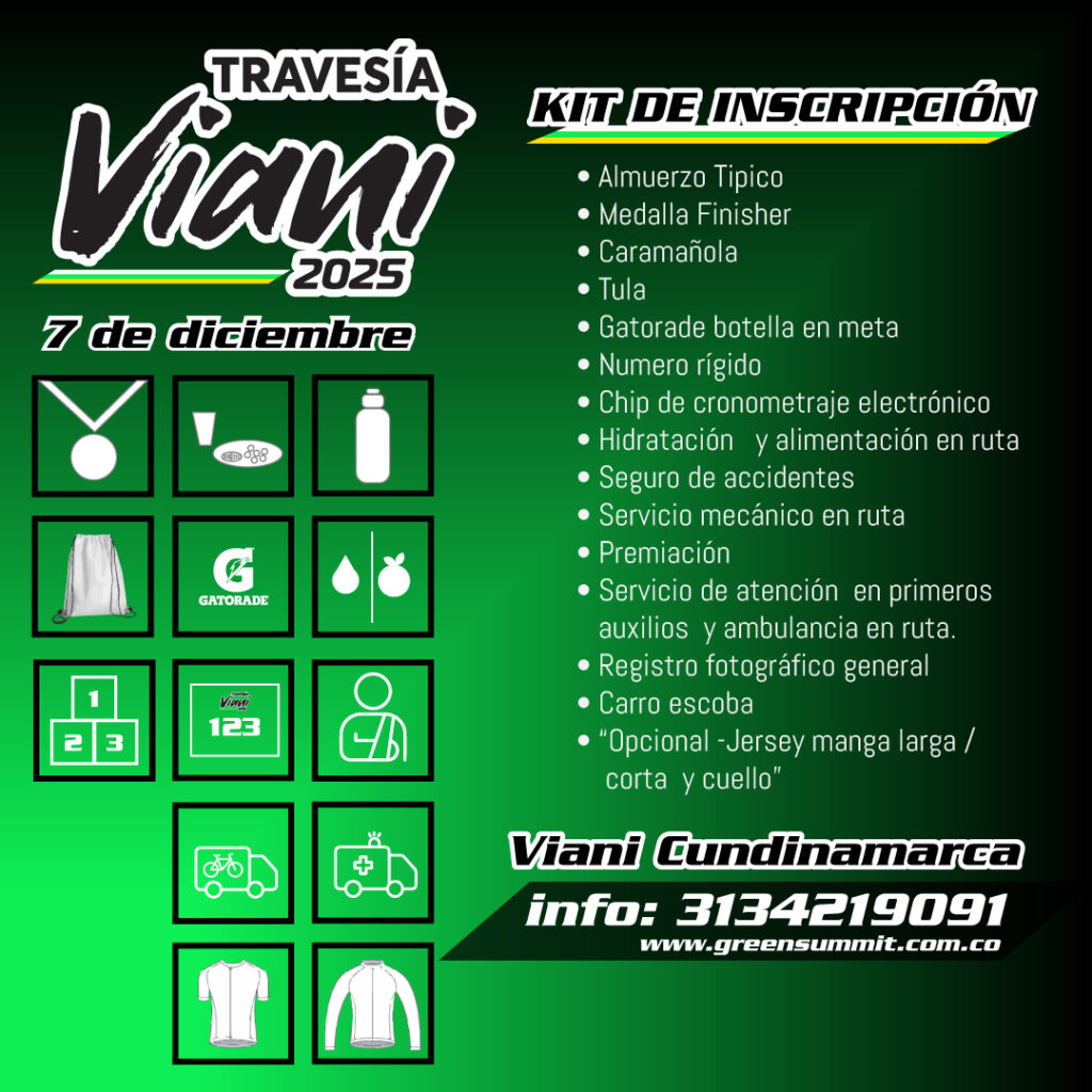 travesía viani green summit, travesía viani mtb, evento mtb viani cundinamarca, travesía en bicicleta viani, rutas de mtb en viani, ciclismo de montaña en viani, travesías mtb cundinamarca, evento de ciclismo green summit, mtb para ciclistas amateur, ruta mtb 20 km viani, ruta mtb 40 km viani, ciclismo recreativo cundinamarca, travesías de ciclismo en colombia, eventos mtb diciembre, aventuras mtb cundinamarca, ciclomontañismo green summit, salidas en bicicleta viani, pedalear en las montañas de viani, travesías ecológicas en mtb, senderos naturales viani cundinamarca, rutas de montaña para principiantes, ciclismo amateur colombia, experiencia mtb green summit, retos de mtb en colombia, explorar viani en bicicleta, turismo en viani para ciclistas, eventos deportivos en viani, mtb para principiantes colombia, pedaleo en montaña cundinamarca, rutas ecológicas para bicicleta, aventuras de fin de año mtb, viajes en bici por cundinamarca, travesía ciclista green summit viani