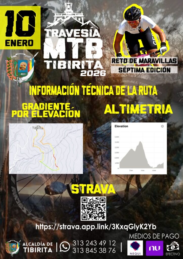 Travesía MTB Tibirita 2026, Reto de Maravillas MTB, travesía mtb tibirita, mtb tibirita boyacá, carrera mtb en tibirita, evento mtb en boyacá, travesía mtb boyacá 2026, reto de maravillas tibirita, ciclomontañismo en tibirita, ciclismo de montaña en boyacá, evento mtb enero 2026 colombia, carrera mtb amateur colombia, travesía mtb para ciclistas amateur, competencia mtb en circuito, circuito reto de maravillas mtb, ruta mtb tibirita, travesía mtb con jersey incluido, evento mtb con premiación en efectivo, carrera mtb participativa colombia, travesía mtb competitiva boyacá