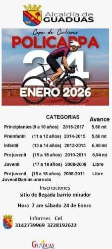 copa policarpa guaduas, ciclismo en guaduas, carrera de ciclismo en cundinamarca, competencias de ciclismo 2026, ciclismo juvenil colombia, ciclismo infantil colombia, ciclismo de ruta guaduas, carreras de ciclismo en enero 2026, eventos de ciclismo en colombia, copa de ciclismo en cundinamarca, ciclismo formativo colombia, ciclismo competitivo colombia, carreras de ciclismo juveniles, ciclismo élite colombia, ciclismo master colombia