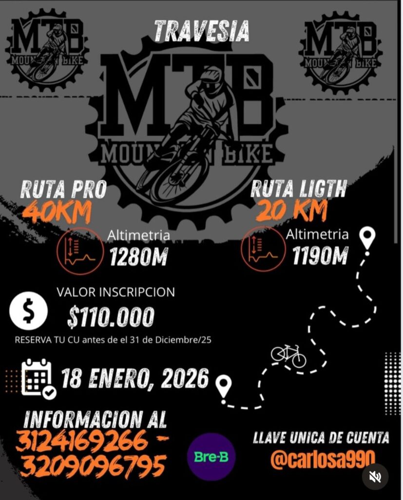 travesía mtb villeta, evento mtb en villeta, mtb villeta cundinamarca, travesía mtb en cundinamarca, ciclismo de montaña villeta, eventos mtb 2026 colombia, travesías mtb colombia