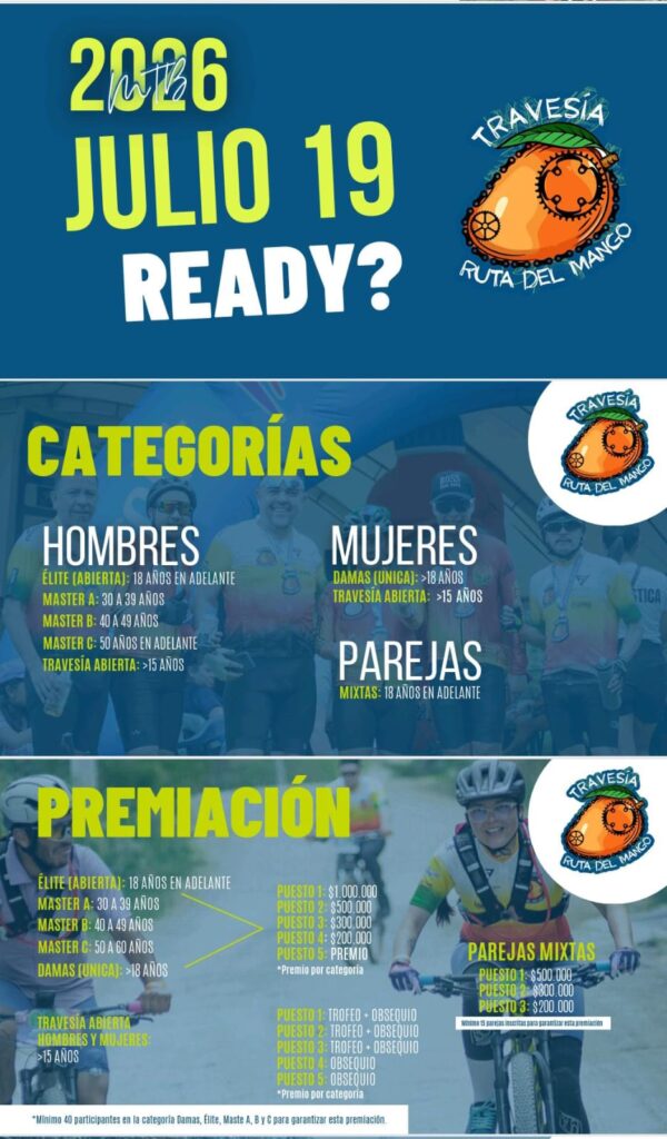 travesía ruta del mango mtb 2026 inscripciones, carrera mtb en san joaquín cundinamarca 2026, eventos de ciclismo de montaña en colombia julio 2026, competencias mtb con premiación en colombia, rutas mtb exigentes en clima caliente colombia, travesías en cundinamarca para ciclistas, cuanto cuesta inscribirse a una carrera mtb en colombia, mejores eventos mtb colombia 2026, ciclismo de montaña con premiación en efectivo colombia, eventos deportivos en san joaquín cundinamarca